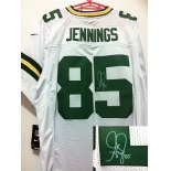 nike nfl jerseys green bay packers #85 jennings white[Elite signature]