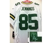 nike nfl jerseys green bay packers #85 jennings white[Elite signature]