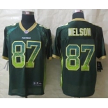 nike nfl jerseys green bay packers #87 jordy nelson green[Elite drift fashion]