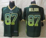 nike nfl jerseys green bay packers #87 jordy nelson green[Elite drift fashion]