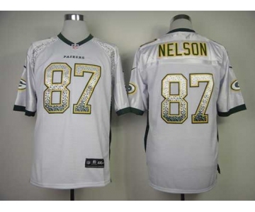 nike nfl jerseys green bay packers #87 jordy nelson white[Elite drift fashion]