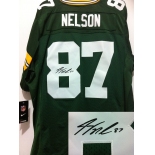 nike nfl jerseys green bay packers #87 nelson green[Elite signature]