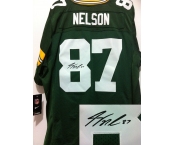 nike nfl jerseys green bay packers #87 nelson green[Elite signature]