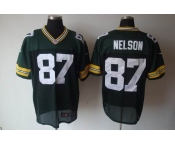 nike nfl jerseys green bay packers #87 nelson green[elite]