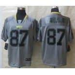 nike nfl jerseys green bay packers #87 nelson grey[Elite lights out]