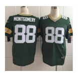 nike nfl jerseys green bay packers #88 montgomery green[Elite][montgomery]