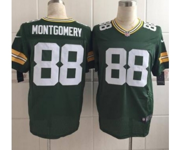 nike nfl jerseys green bay packers #88 montgomery green[Elite][montgomery]