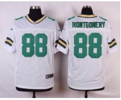 nike nfl jerseys green bay packers #88 montgomery white[Elite][montgomery]