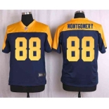 nike nfl jerseys green bay packers #88 montgomery yellow-blue[Elite][montgomery]