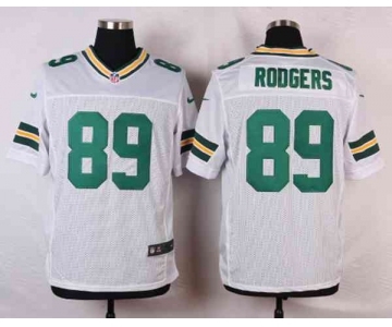 nike nfl jerseys green bay packers #89 rodgers white[Elite]