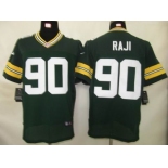 nike nfl jerseys green bay packers #90 raji green[elite]