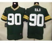 nike nfl jerseys green bay packers #90 raji green[elite]