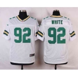 nike nfl jerseys green bay packers #92 white white[Elite]