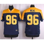 nike nfl jerseys green bay packers #96 neal yellow-blue[Elite]