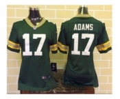 nike women nfl jerseys green bay packers #17 adams green[nike]