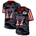 Men New Nike Green Bay Packers #17 Adams 2020 Nike Camo USA Salute to Service Limited Jersey