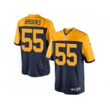 Men Nike Green Bay Packers #55 Ahmad Brooks Limited Navy Blue Alternate NFL Jersey