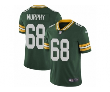 Men Nike Green Bay Packers #68 Kyle Murphy Green Team Color Vapor Untouchable Limited Player NFL Jersey