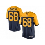 Men Nike Green Bay Packers #68 Kyle Murphy Limited Navy Blue Alternate NFL Jersey