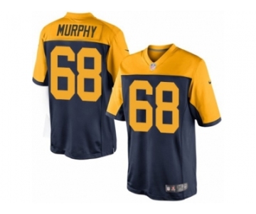 Men Nike Green Bay Packers #68 Kyle Murphy Limited Navy Blue Alternate NFL Jersey