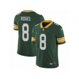 Men Nike Green Bay Packers #8 Justin Vogel Green Team Color Vapor Untouchable Limited Player NFL Jersey