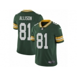 Men Nike Green Bay Packers #81 Geronimo Allison Green Team Color Vapor Untouchable Limited Player NFL Jersey