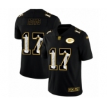 Men's Green Bay Packers #17 Davante Adams Limited Black Jesus Faith Limited Football Jersey