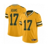 Men's Green Bay Packers #17 Davante Adams Limited Gold Inverted Legend Football Jersey