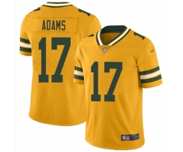 Men's Green Bay Packers #17 Davante Adams Limited Gold Inverted Legend Football Jersey