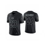 Men's Green Bay Packers #23 Jaire Alexander Black Reflective Limited Stitched Football Jersey