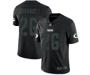 Men's Green Bay Packers #26 Darnell Savage Jr. Limited Black Rush Impact Football Jersey