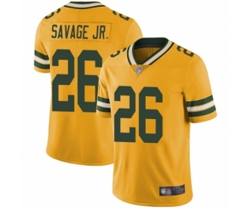 Men's Green Bay Packers #26 Darnell Savage Jr. Limited Gold Rush Vapor Untouchable Football Jersey