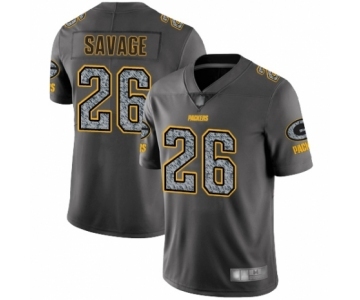 Men's Green Bay Packers #26 Darnell Savage Jr. Limited Gray Static Fashion Limited Football Jersey