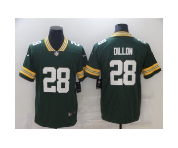 Men's Green Bay Packers #28 AJ Dillon Green Team Color Vapor Untouchable Limited Jersey