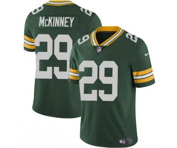 Men's Green Bay Packers #29 Xavier McKinney Green Vapor Limited Football Stitched Jersey