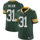 Men's Green Bay Packers #31 Emanuel Wilson Green Vapor Limited Football Stitched Jersey