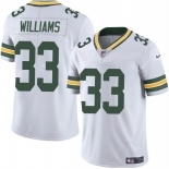 Men's Green Bay Packers #33 Evan Williams White Vapor Untouchable Limited Football Stitched Jersey