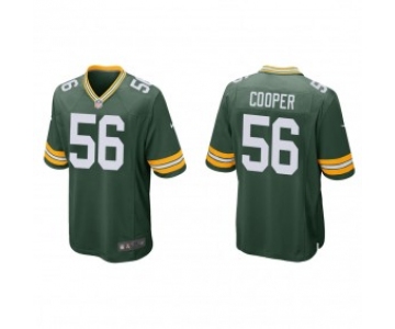 Men's Green Bay Packers #56 Edgerrin Cooper Green Vapor Limited Football Stitched Jersey