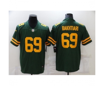 Men's Green Bay Packers #69 David Bakhtiari Nike Green Alternate Vapor Limited Player Jersey