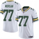 Men's Green Bay Packers #77 Jordan Morgan White 2024 Draft Vapor Limited Football Stitched Jersey