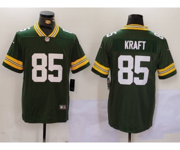 Men's Green Bay Packers #85 Tucker Kraft Green Vapor Untouchable Stitched Football Jersey