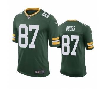 Men's Green Bay Packers #87 Romeo Doubs Green Vapor Limited Jersey