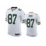 Men's Green Bay Packers #87 Romeo Doubs White Stitched NFL Vapor Untouchable Limited Jersey