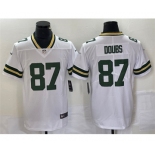 Men's Green Bay Packers #87 Romeo Doubs White Vapor Untouchable Limited Stitched Jersey