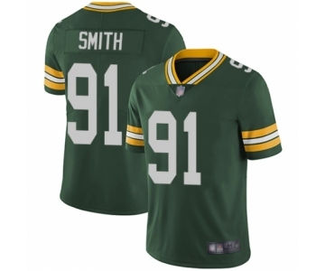 Men's Green Bay Packers #91 Preston Smith Green Team Color Vapor Untouchable Limited Player Football Jersey