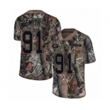 Men's Green Bay Packers #91 Preston Smith Limited Camo Rush Realtree Football Jersey