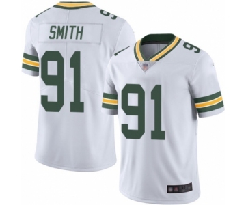 Men's Green Bay Packers #91 Preston Smith White Vapor Untouchable Limited Player Football Jersey