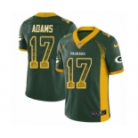 Men's Nike Green Bay Packers #17 Davante Adams Limited Green Rush Drift Fashion NFL Jersey