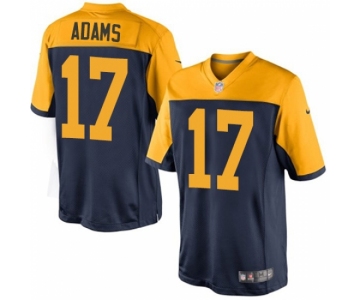 Men's Nike Green Bay Packers #17 Davante Adams Limited Navy Blue Alternate NFL Jersey