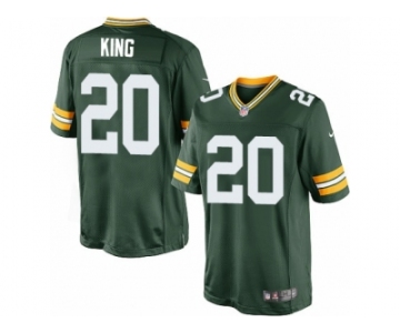 Men's Nike Green Bay Packers #20 Kevin King Limited Green Team Color NFL Jersey